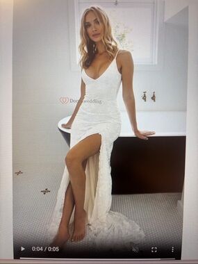 Elegant White Lace Dress